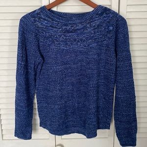 CROFT & BARROW Women’s Blue pullover sweater, size medium